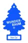 Preview: Wunderbaum New Car Duftbaum in Blau – Frischer Autoduft bei Emma Trade GmbH für Tankstellen und Kioske - Unverpackt